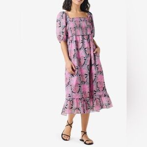 NWT NIC+ZOE Petal Patch Dress in Pink Multi Color, 100%‎ Cotton, $198